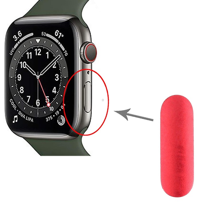 Power Button for Apple Watch Series 6(Red)