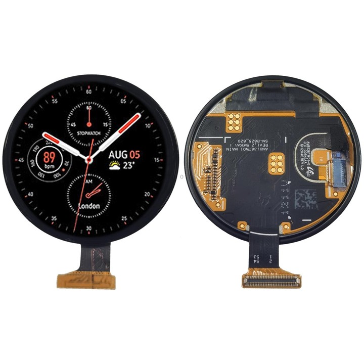 For Samsung Galaxy Watch Active2 44mm SM-R820 825 Original LCD Screen and Digitizer Full Assembly, Compatible with Samsung Panel