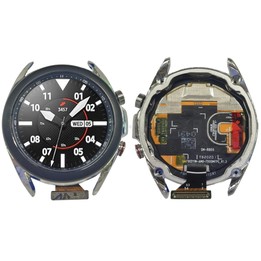 LCD Screen and Digitizer Full Assembly With Frame for Samsung Galaxy Watch3 SM-R850/R855(Silver)