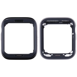 For Apple Watch Series SE 2022 40mm Stainless Steel Middle Frame Bezel Plate (Black)