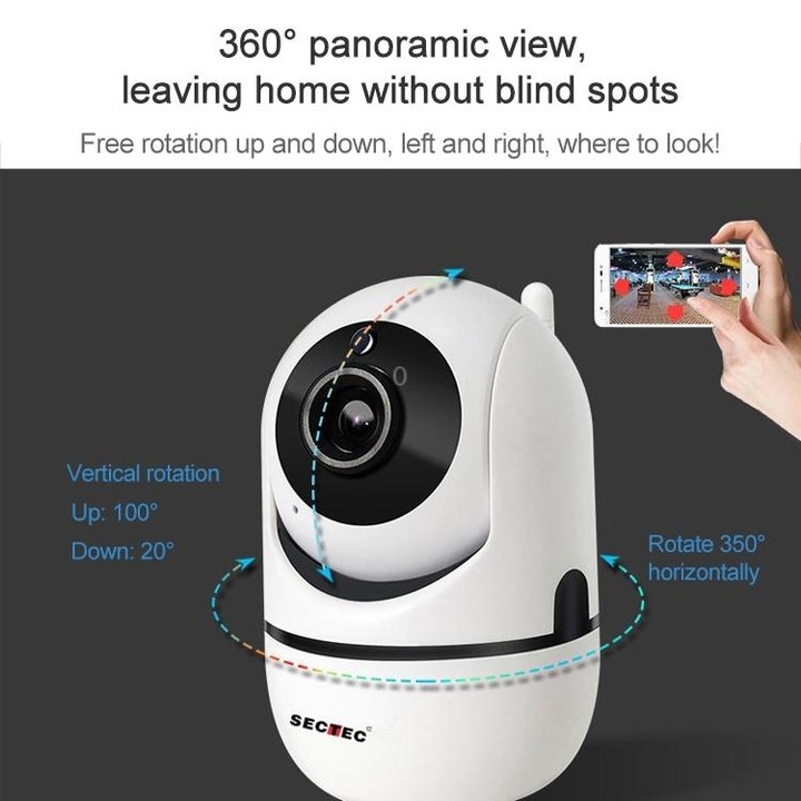SECTEC IL-HIP291-2M-AI Intelligent Tracking Monitor Mobile Phone Remote Wireless Network Wifi Camera Cloud Storage Intelligent S