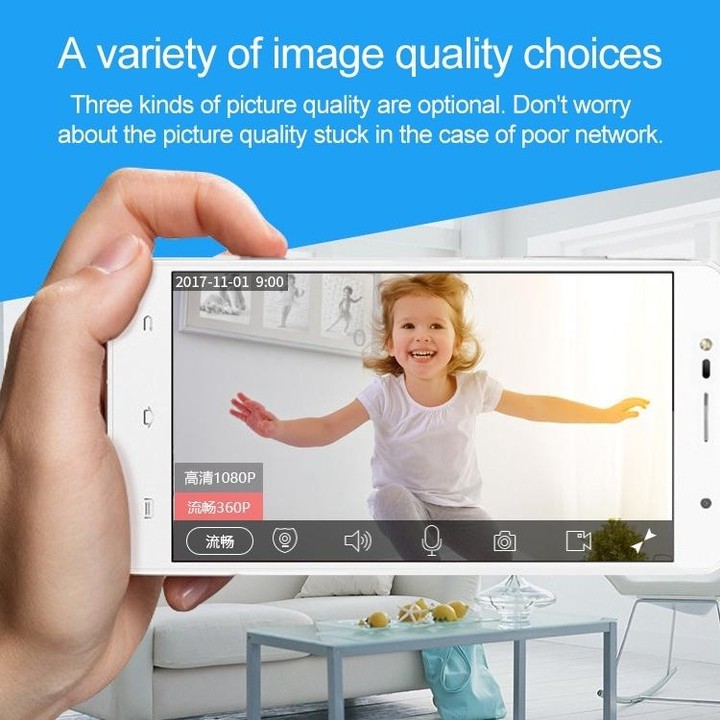 SECTEC IL-HIP291-2M-AI Intelligent Tracking Monitor Mobile Phone Remote Wireless Network Wifi Camera Cloud Storage Intelligent S