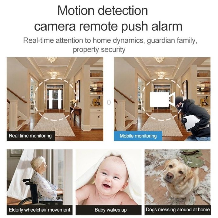 SECTEC IL-HIP291-2M-AI Intelligent Tracking Monitor Mobile Phone Remote Wireless Network Wifi Camera Cloud Storage Intelligent S
