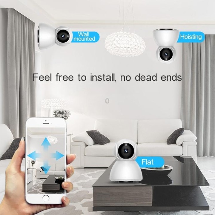 720P HD 1.0 MP Wireless IP Camera, Support Infrared Night Vision / Motion Detection / APP Control, US Plug