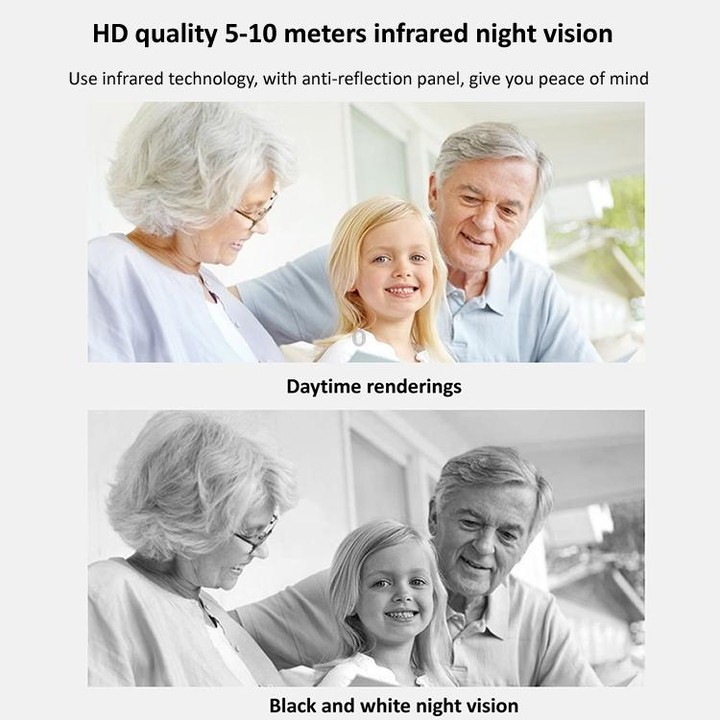 720P HD 1.0 MP Wireless IP Camera, Support Infrared Night Vision / Motion Detection / APP Control, US Plug