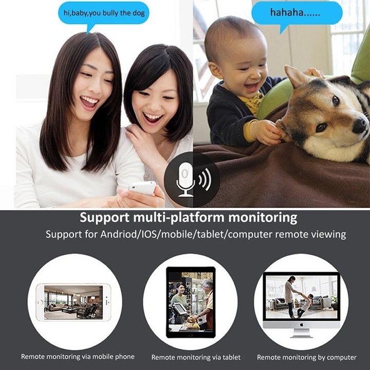 720P HD 1.0 MP Wireless IP Camera, Support Infrared Night Vision / Motion Detection / APP Control, AU Plug