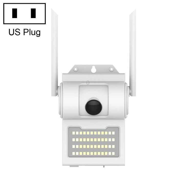 DP14 2.0 Million Pixels 1080P HD Wall Lamp Smart Camera, Support Full-color Night Vision / Motion Detection / Voice Intercom / T