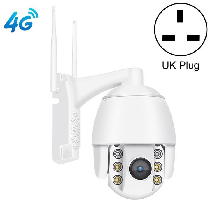 QX2 4G (US Version) 1080P HD 360 Degrees Panoramic Day and Night Full-color IP66 Waterproof Smart Camera, Support Motion Detecti