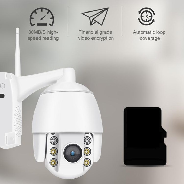 QX2 1080P HD 360 Degrees Panoramic WiFi Day and Night Full-color IP66 Waterproof Smart Camera, Support Motion Detection / Two-wa