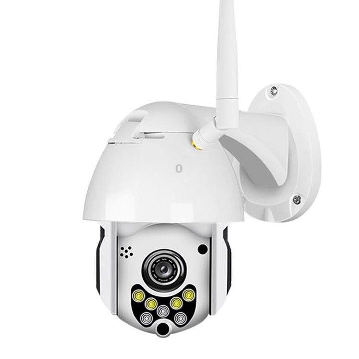 QX3 1080P HD Full-color Night Vision IP65 Waterproof WiFi Smart Camera, Support Motion Detection / TF Card, EU Plug