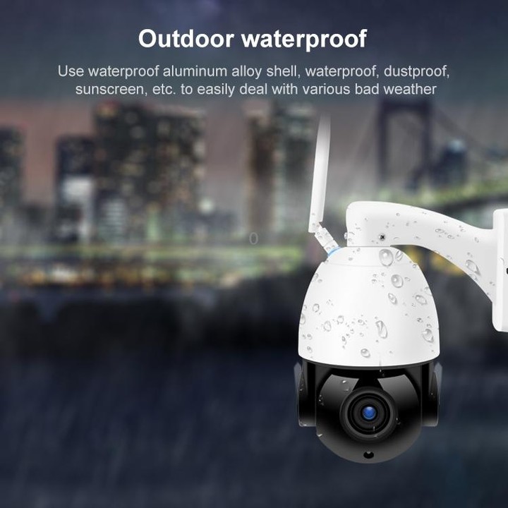 QX5 2.0 Million Pixels 1080P HD 20X Zoom Wireless WiFi Dome Smart Camera, Support Infrared Night Vision / Motion Detection / Voi