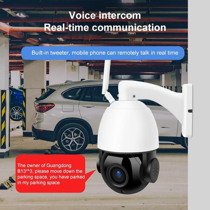 QX5 2.0 Million Pixels 1080P HD 20X Zoom Wireless WiFi Dome Smart Camera, Support Infrared Night Vision / Motion Detection / Voi