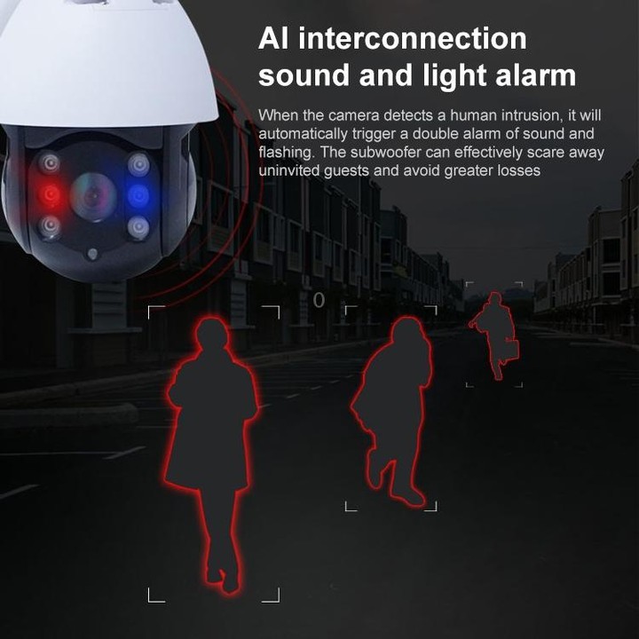 QX9 1080P IP65 Waterproof WiFi Smart Camera, Support Motion Detection / TF Card / Two-way Voice, EU Plug