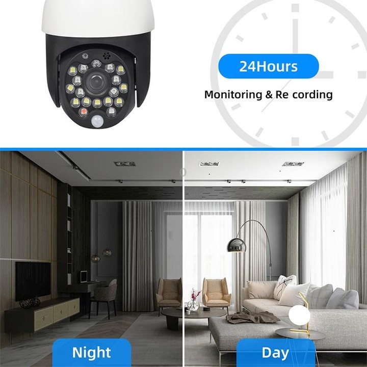 QX27 1080P WiFi High-definition Surveillance Camera Outdoor Dome Camera, Support Night Vision & Two-way Voice & Motion Detection
