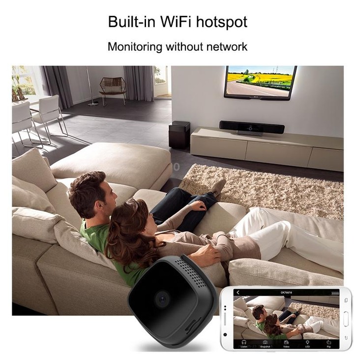 CAMSOY C9 HD 1280 x 720P 70 Degree Wide Angle Wireless WiFi Wearable Intelligent Surveillance Camera, Support Infrared Right Vis