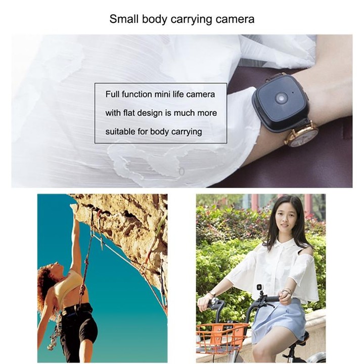 CAMSOY C9 HD 1280 x 720P 70 Degree Wide Angle Wireless WiFi Wearable Intelligent Surveillance Camera, Support Infrared Right Vis