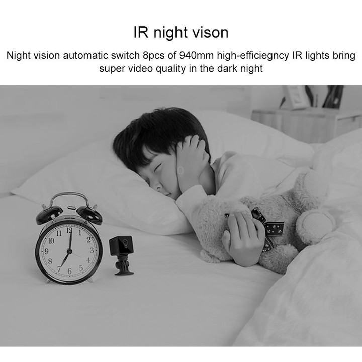 CAMSOY S8 HD 1280 x 720P 140 Degree Wide Angle Wireless WiFi Intelligent Surveillance Camera, Support Photosensitive Automatic R