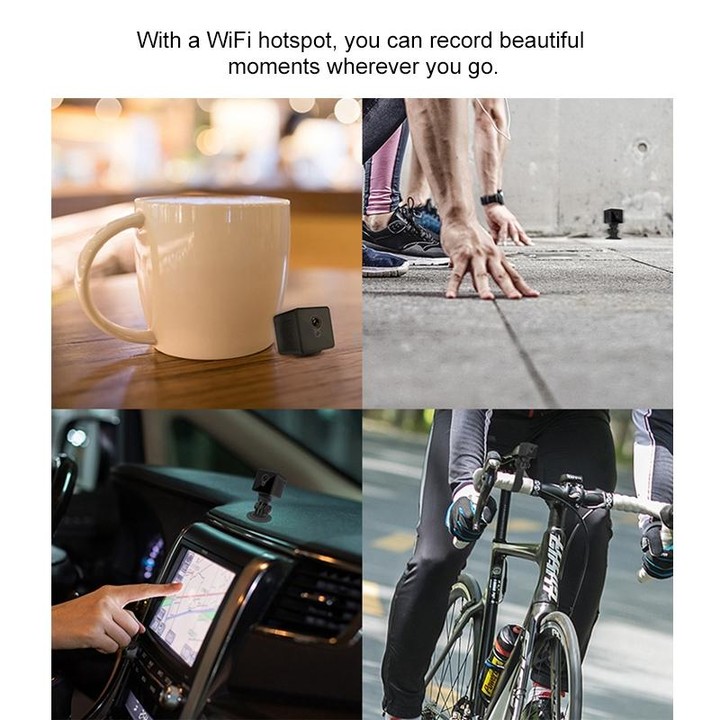 CAMSOY S8 HD 1280 x 720P 140 Degree Wide Angle Wireless WiFi Intelligent Surveillance Camera, Support Photosensitive Automatic R