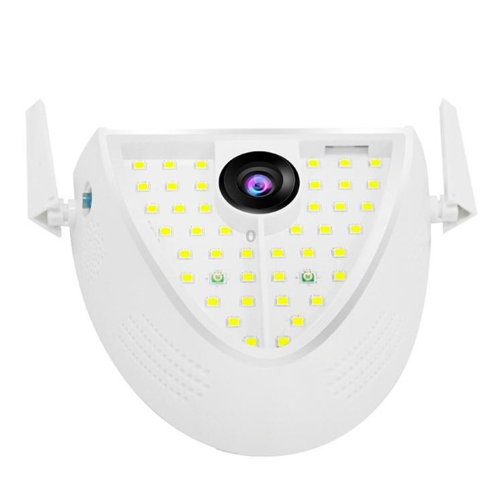 DP16 2.0 Megapixel 42 LEDs Garden Light Smart Camera, Support Motion Detection / Night Vision / Voice Intercom / TF Card, EU Plu
