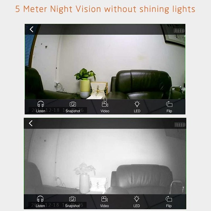 CAMSOY C2 Intelligent Bluetooth Monitor HD Night Vision WIFI Remote Monitor Camera