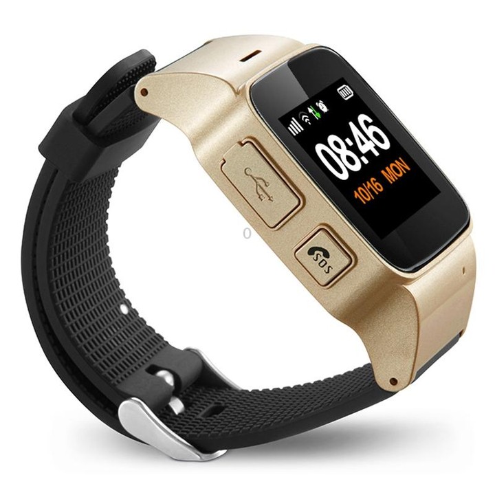 D99+ 1.22 inch HD LCD Screen GPS Smartwatch for the Elder Waterproof, Support GPS + LBS + WiFi Positioning / Two-way Dialing / V