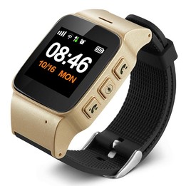 D99+ 1.22 inch HD LCD Screen GPS Smartwatch for the Elder Waterproof, Support GPS + LBS + WiFi Positioning / Two-way Dialing / V