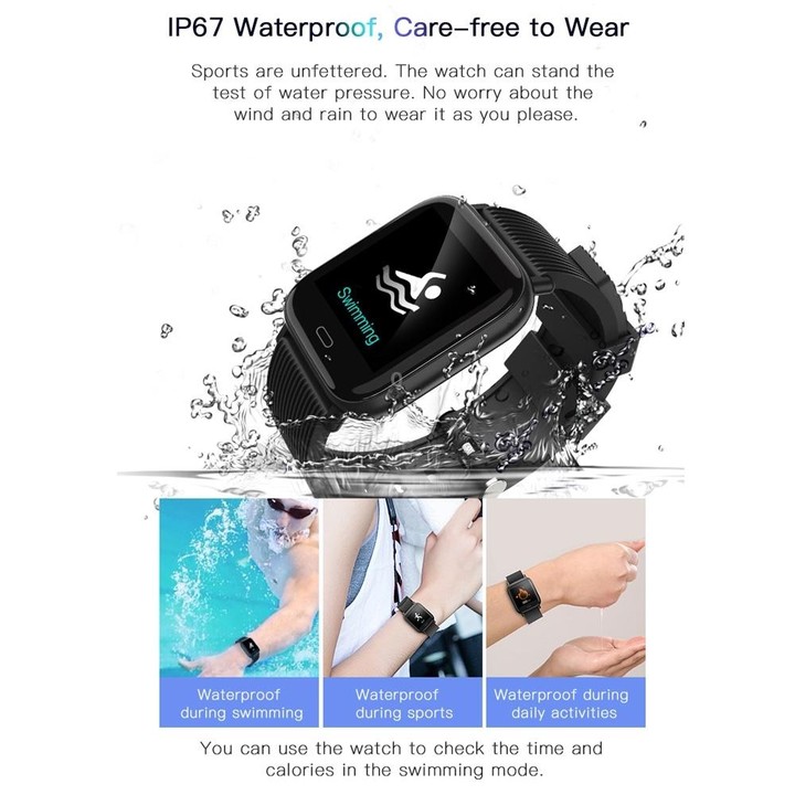 G20 1.3 inch TFT Color Screen Smart Bracelet IP67 Waterproof, Support Call Reminder/ Heart Rate Monitoring /Blood Pressure Monit
