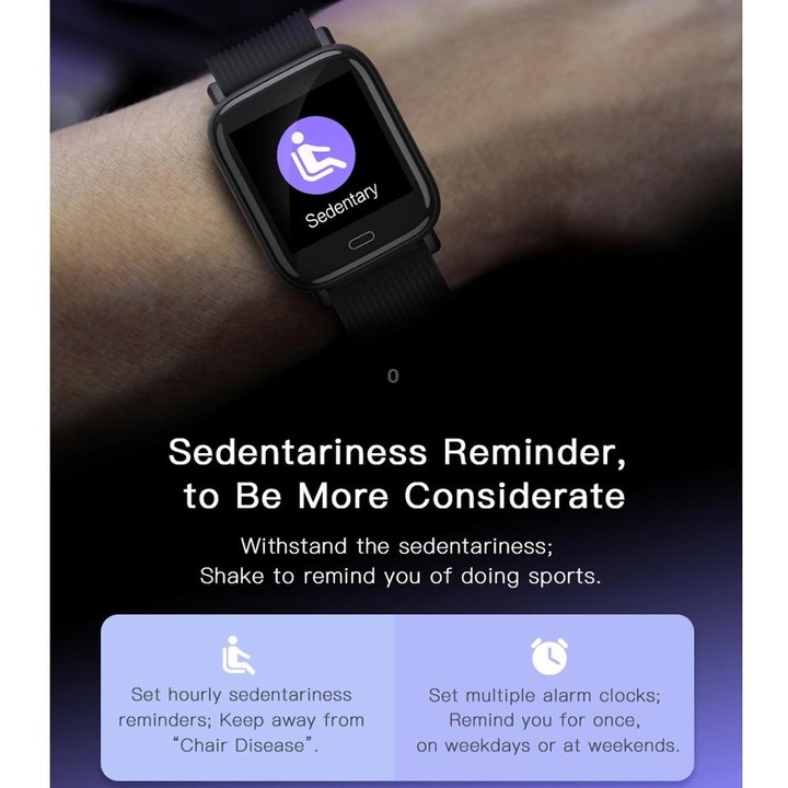 G20 1.3 inch TFT Color Screen Smart Bracelet IP67 Waterproof, Support Call Reminder/ Heart Rate Monitoring /Blood Pressure Monit