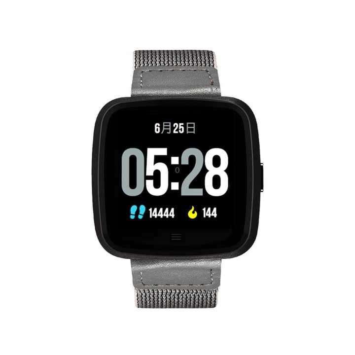 DTNO.1 G12 1.3 inches OLED Color Screen Smart Bracelet IP67 Waterproof, Nylon Watchband, Support Call Reminder /Heart Rate Monit