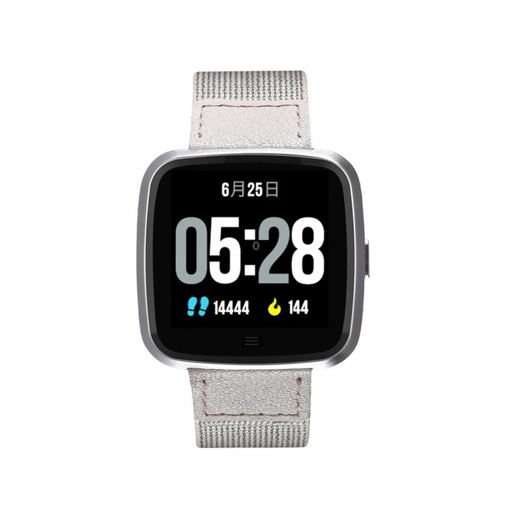 DTNO.1 G12 1.3 inches OLED Color Screen Smart Bracelet IP67 Waterproof, Nylon Watchband, Support Call Reminder /Heart Rate Monit