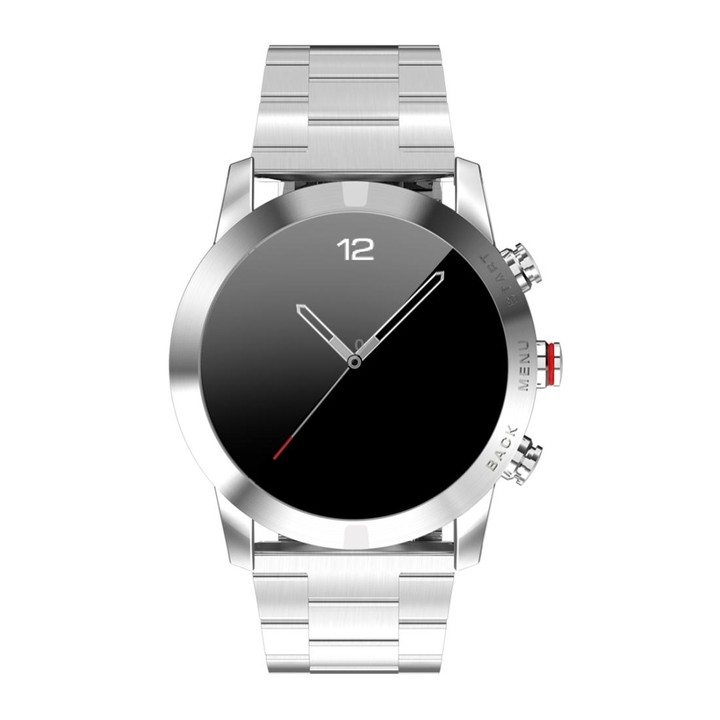 DTNO.1 S10 1.3 inches TFT Color Screen Smart Bracelet IP68 Waterproof, Steel Watchband, Support Call Reminder /Heart Rate Monito
