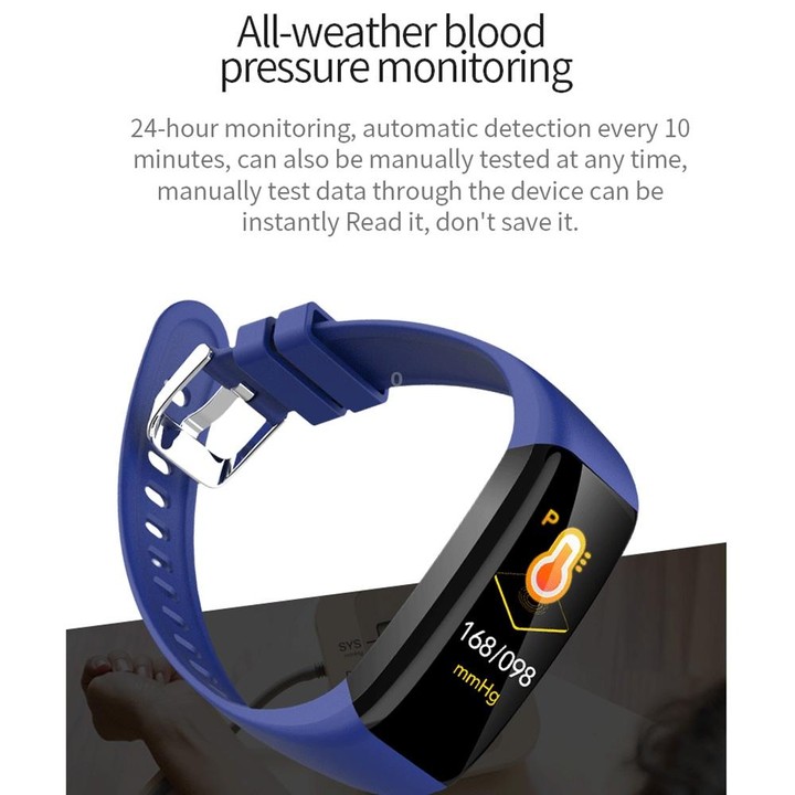 C21 1.14 inches IPS Color Screen Smart Bracelet IP67 Waterproof, Support Call Reminder /Heart Rate Monitoring /Blood Pressure Mo