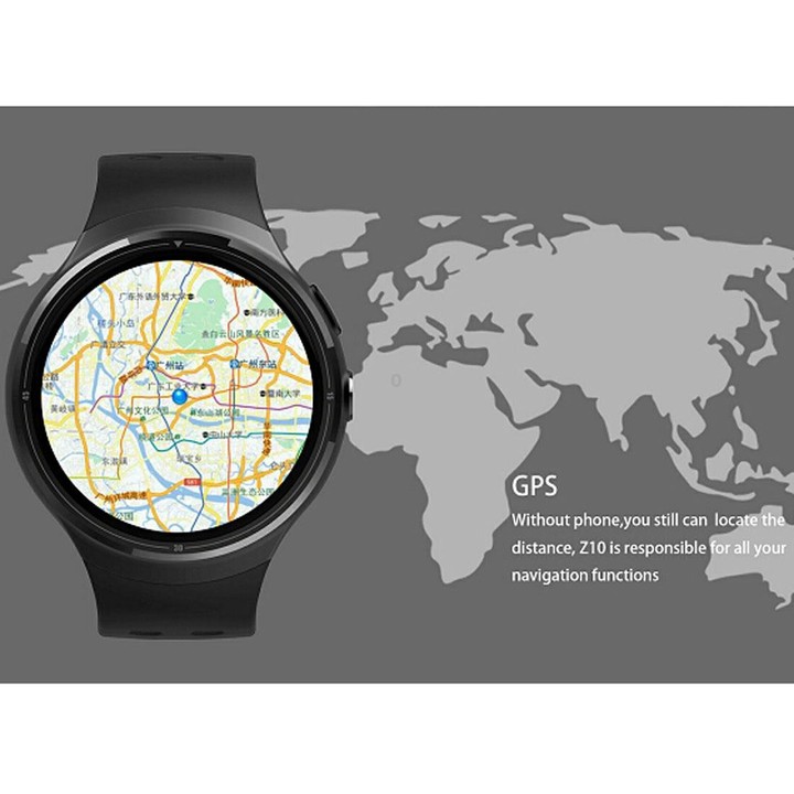 Z10 400*400 Pixel AMOLED 1.39 Inch Round Touch Screen Display Smart Watch, IP54 Waterproof, Support Pedometer / Heart Rate Monit