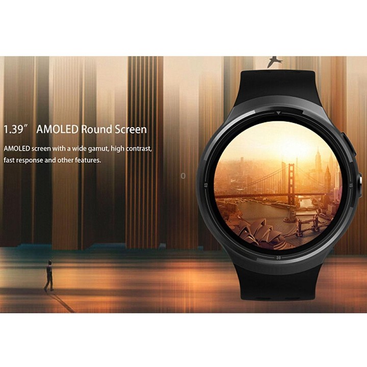 Z10 400*400 Pixel AMOLED 1.39 Inch Round Touch Screen Display Smart Watch, IP54 Waterproof, Support Pedometer / Heart Rate Monit