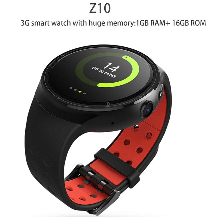 Z10 400*400 Pixel AMOLED 1.39 Inch Round Touch Screen Display Smart Watch, IP54 Waterproof, Support Pedometer / Heart Rate Monit