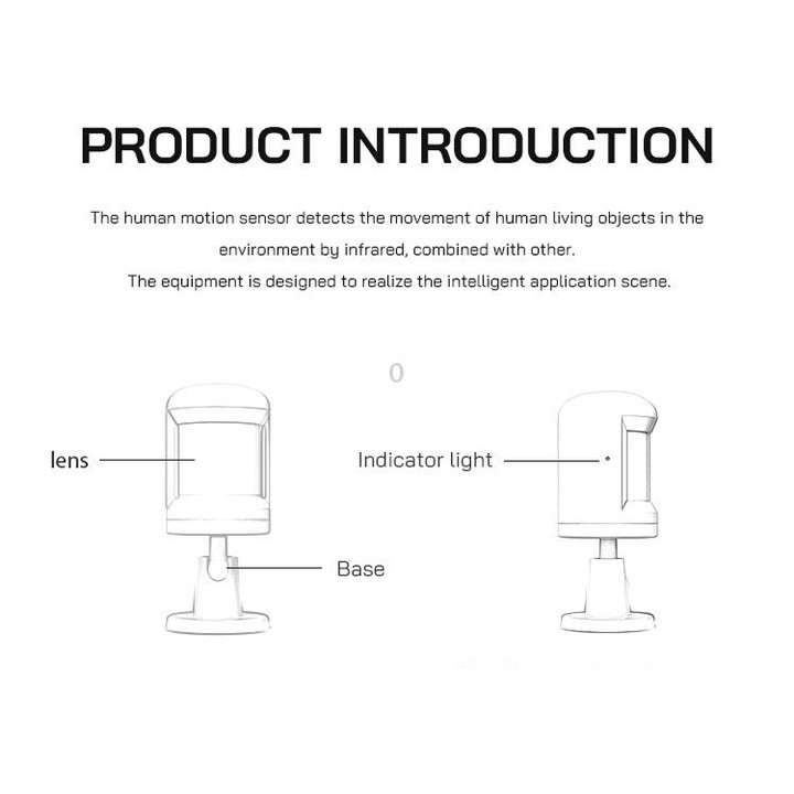 JMX006 Zigbee PIR Human Motion Sensor