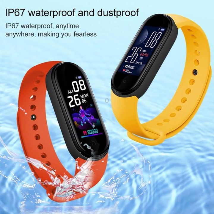 M5 0.96 inch TFT Color Screen Smart Bracelet,IP67 Waterproof, Support Call Reminder /Heart Rate Monitoring/Sleep Monitoring/Sede