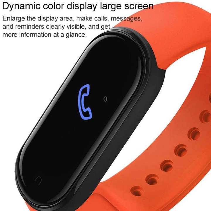 M5 0.96 inch TFT Color Screen Smart Bracelet,IP67 Waterproof, Support Call Reminder /Heart Rate Monitoring/Sleep Monitoring/Sede
