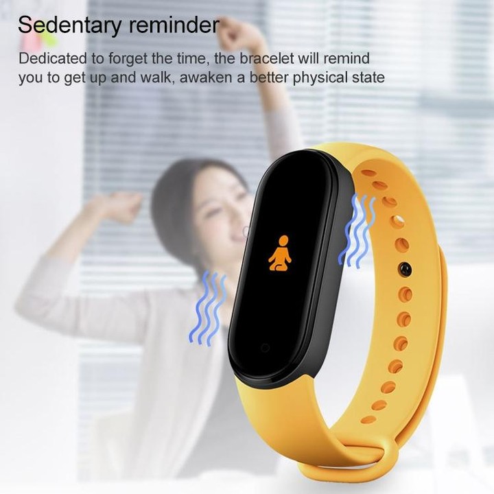M5 0.96 inch TFT Color Screen Smart Bracelet,IP67 Waterproof, Support Call Reminder /Heart Rate Monitoring/Sleep Monitoring/Sede