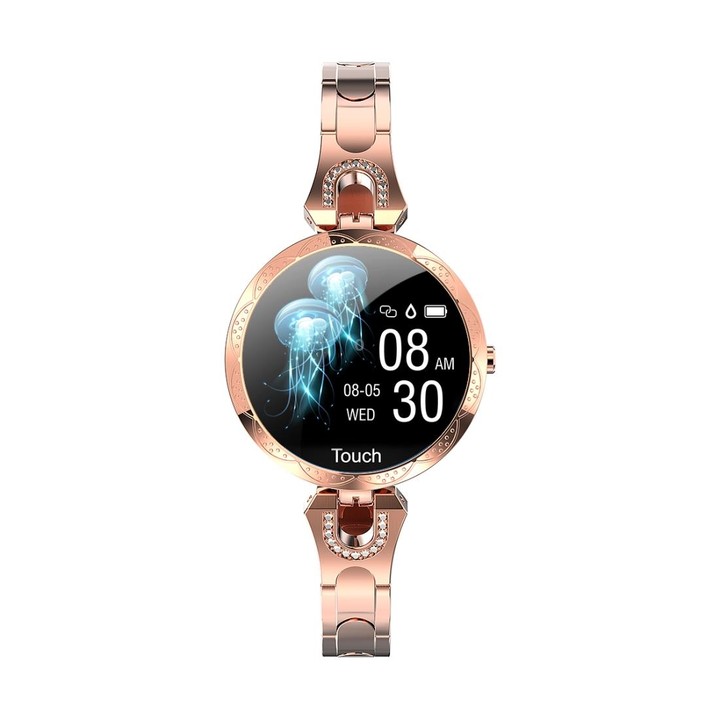 AK15 Fashion Smart Female Bracelet, 1.08 inch Color LCD Screen, IP67 Waterproof, Support Heart Rate Monitoring / Sleep Monitorin