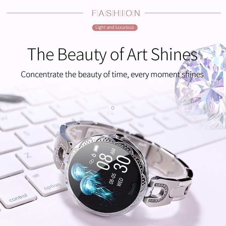 AK15 Fashion Smart Female Bracelet, 1.08 inch Color LCD Screen, IP67 Waterproof, Support Heart Rate Monitoring / Sleep Monitorin