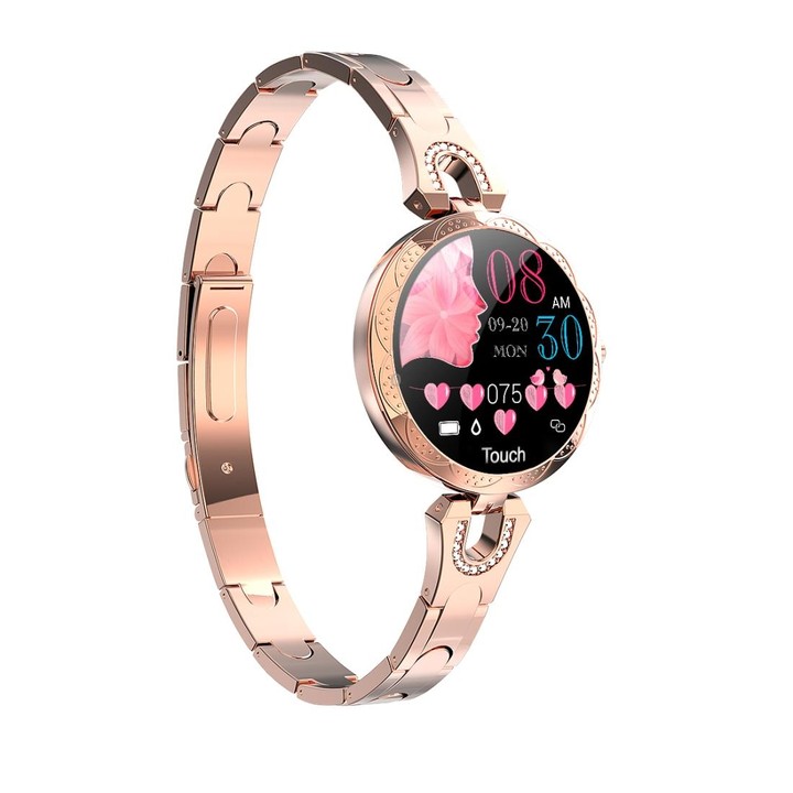 AK15 Fashion Smart Female Bracelet, 1.08 inch Color LCD Screen, IP67 Waterproof, Support Heart Rate Monitoring / Sleep Monitorin