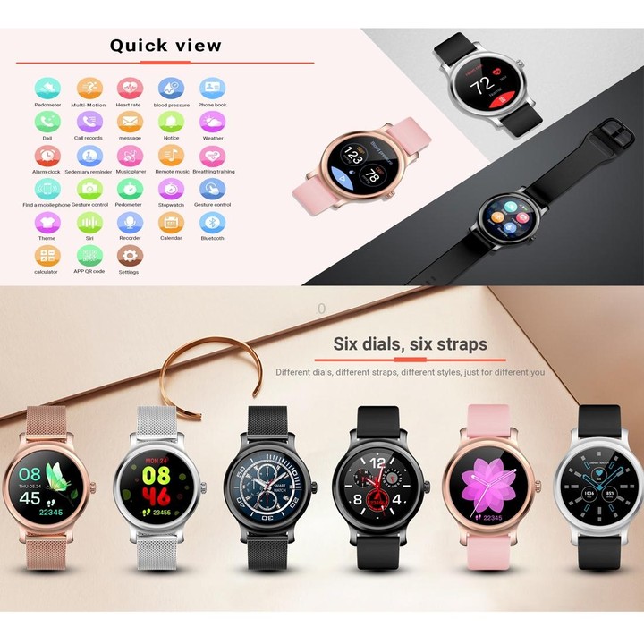 SMA-R2 1.3 inches IPS Screen Smart Watch IP65 Waterproof,Support Call /Message Reminder /Dual-mode Bluetooth 3.0 + 4.0/ Sleeping