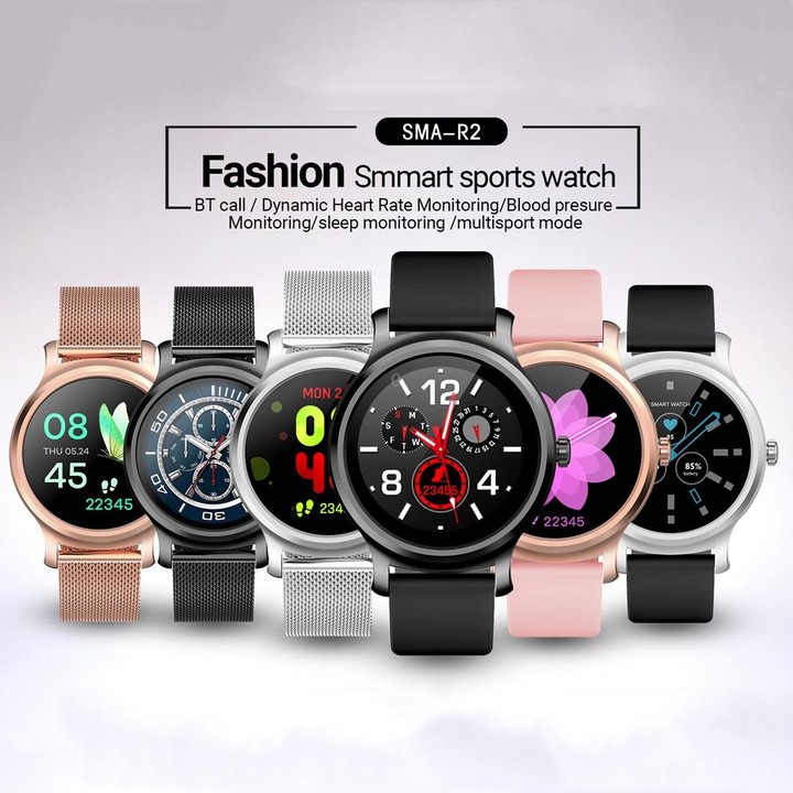 SMA-R2 1.3 inches IPS Screen Smart Watch IP65 Waterproof,Support Call /Message Reminder /Dual-mode Bluetooth 3.0 + 4.0/ Sleeping