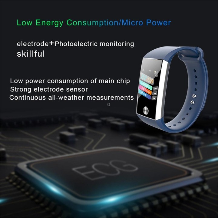 S28 1.14 inch TFT Color Screen IPX67 Waterproof Bluetooth Smartwatch, Support Call Reminder/ Heart Rate Monitoring /Blood Pressu