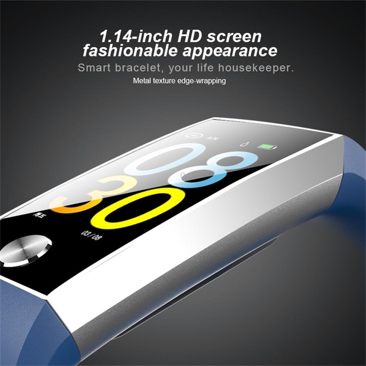 S28 1.14 inch TFT Color Screen IPX67 Waterproof Bluetooth Smartwatch, Support Call Reminder/ Heart Rate Monitoring /Blood Pressu