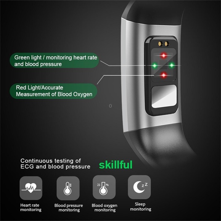 S28 1.14 inch TFT Color Screen IPX67 Waterproof Bluetooth Smartwatch, Support Call Reminder/ Heart Rate Monitoring /Blood Pressu