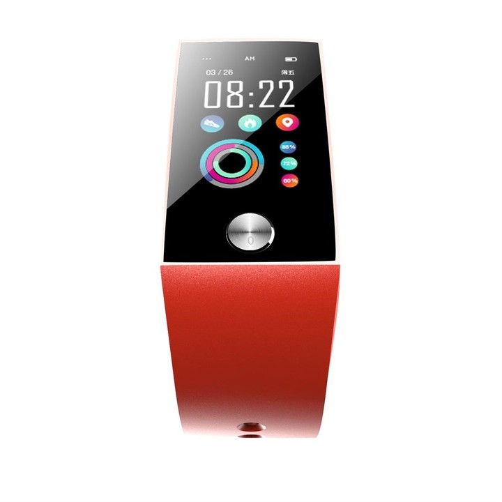 S28 1.14 inch TFT Color Screen IPX67 Waterproof Bluetooth Smartwatch, Support Call Reminder/ Heart Rate Monitoring /Blood Pressu