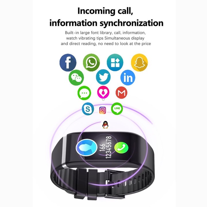 C919 1.14 inch IPX67 Waterproof Smartwatch, Support Call Reminder/ Heart Rate Monitoring /Blood Pressure Monitoring/ Sleep Monit