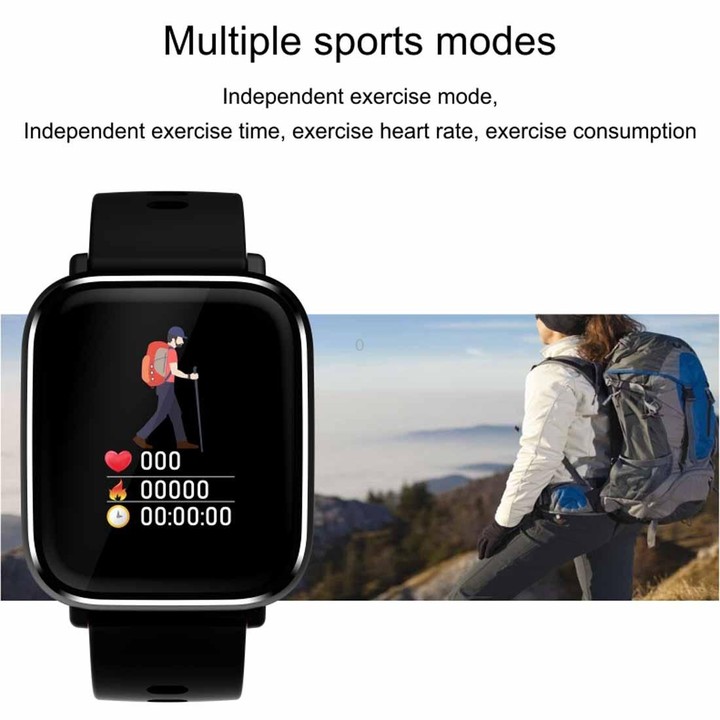 Q58S 1.3 inch TFT Touch Screen IP67 Waterproof Smartwatch, Support Call Reminder/ Heart Rate Monitoring /Blood Pressure Monitori